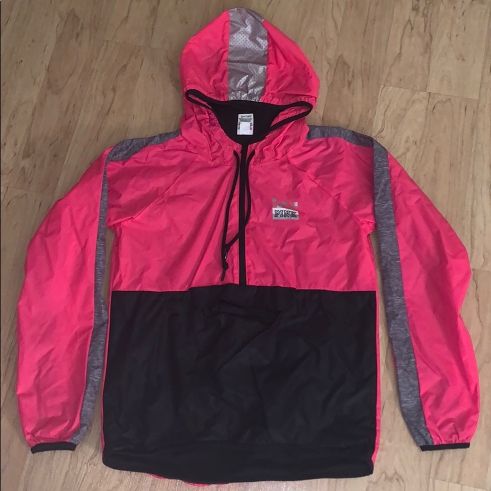 PINK -pullover rain jacket